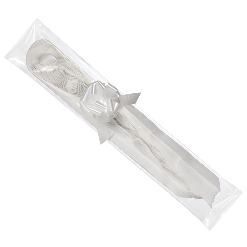 50 nastri strip 6800 50mm-D20cm colore bianco 01 Brizzolari