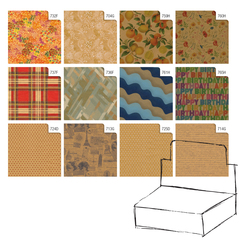 Scatola 100fg carta regalo Natura Kraft 70X100cm Rex Sadoch