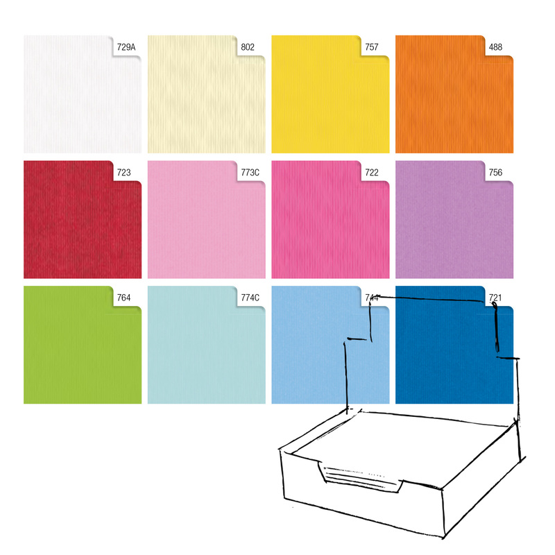 Scatola 100fg carta regalo Kraft Light 70X100cm Rex Sadoch