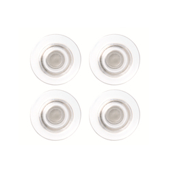 Blister 4 Magneti extra-forti trasparenti D32mm Nobo