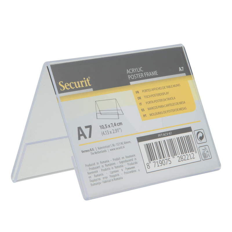 Display a V 7,8x10,6x6,7cm (A7) Securit