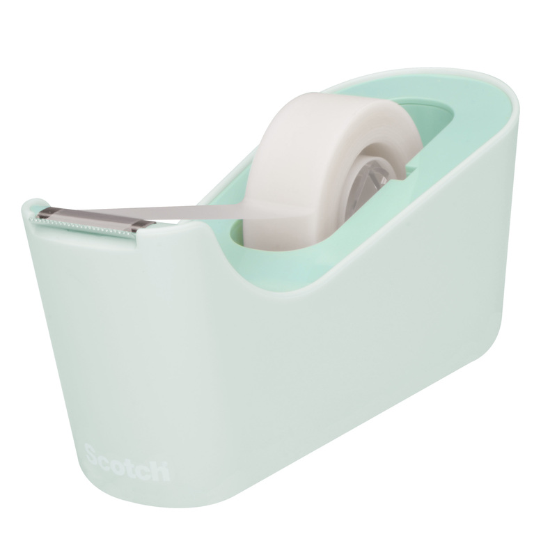 Dispenser da Tavolo C18 Menta+1 rotolo di nastro adesivo ScotchR Magic19x33