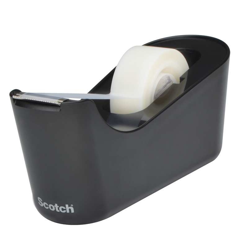 Dispenser da Tavolo C18  Nero + 1 rotolo di nastro adesivo ScotchR Magic 19x33