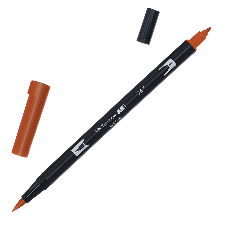Pennarello Tombow ABT Dual Brush 947 Burnt Sienna
