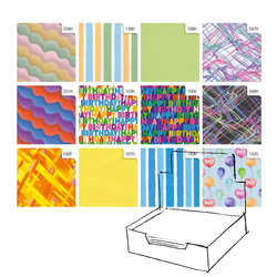 Scatola 100fg carta regalo Raso Colors 70X100cm Rex Sadoch