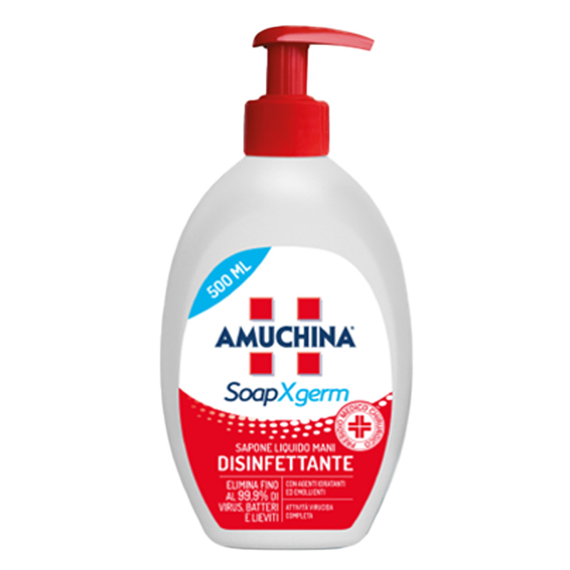 Sapone liquido disinfettante mani SoapXgerm 500ml Amuchina (delist)