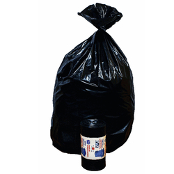 10 Sacchi Nero 90x120cm 130Lt 63mic Rolsac