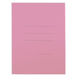 25 cartelline 3L pastello C/stampa rigatura rosa CARTEX BLASETTI