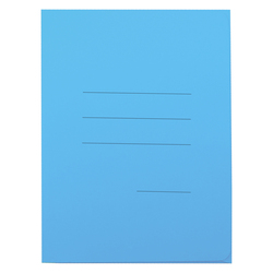 25 cartelline 3L pastello C/stampa rigatura celeste CARTEX BLASETTI