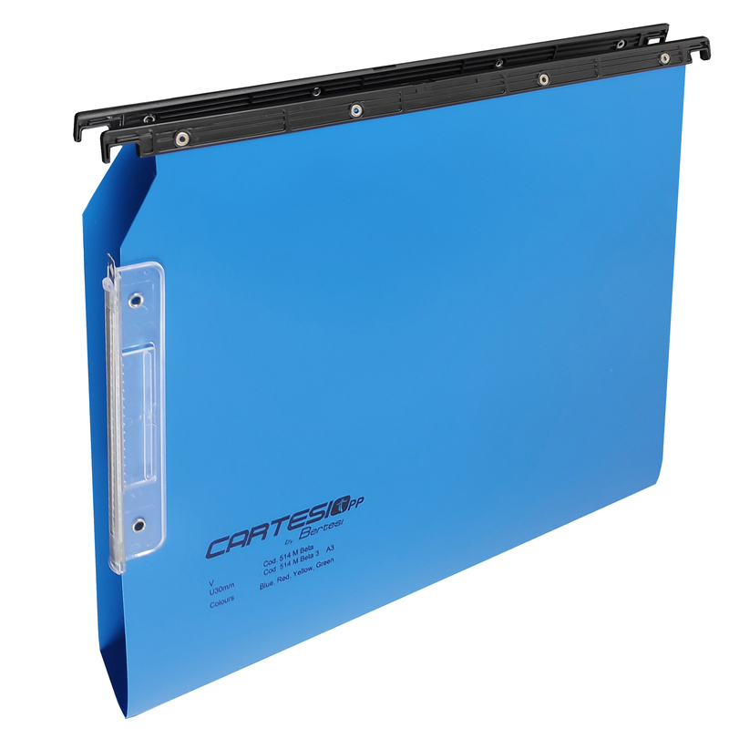 Cartella sospesa armadio in PP 33/U-3cm Blu 514M Beta Cartesio PP