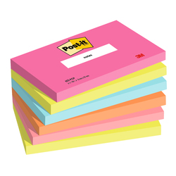 Cf. 6pz blocco 100fg. Post-itR Notes 76x127mm 655-POP Popmistic