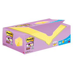 Cf20+4pz blocco 90fg.Post-itR Super Sticky 76x127mm655-SSCY-VP24 giallo Canary