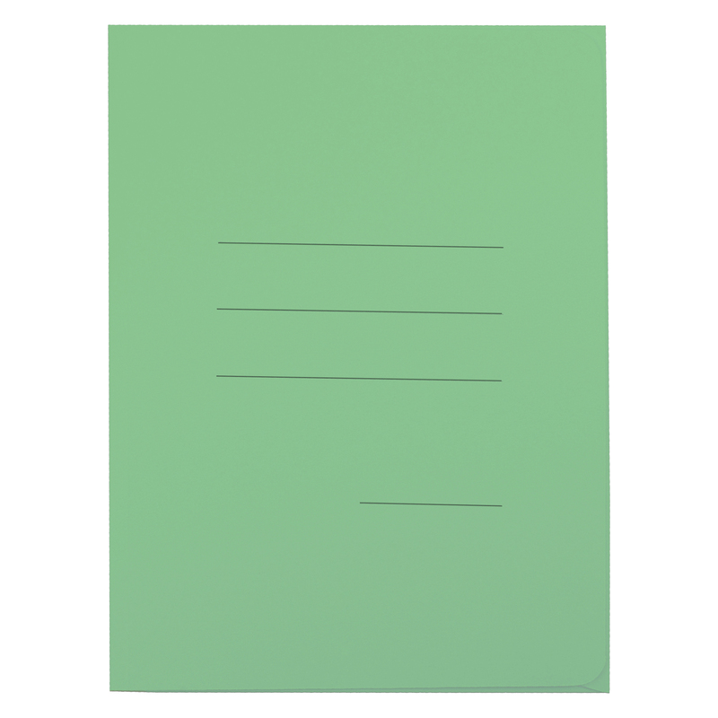 25 cartelline 3L pastello C/stampa rigatura verde CARTEX BLASETTI