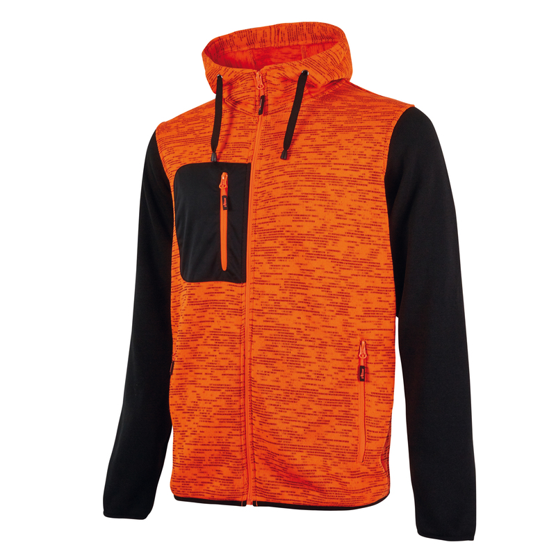 Felpa da lavoro Rainbow orange fluo Taglia L U-Power