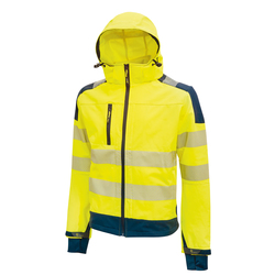 Giacca Softshell alta visibilitA' Miky giallo fluo Taglia L U-Power (Delist)