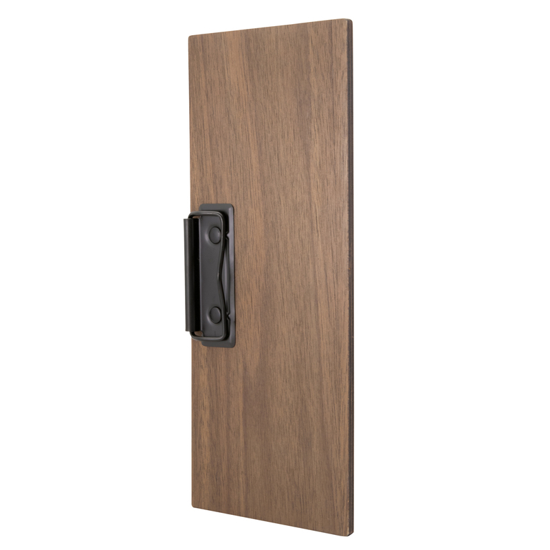 Porta Conto in legno 24x10cm con fermaglio Walnut