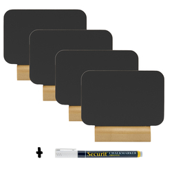 Cornice in legno e crilex A4 nero Methodo