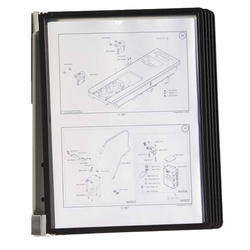 Set 5 lavagnette a L nere A8-7x7,5x3,5cm Securit