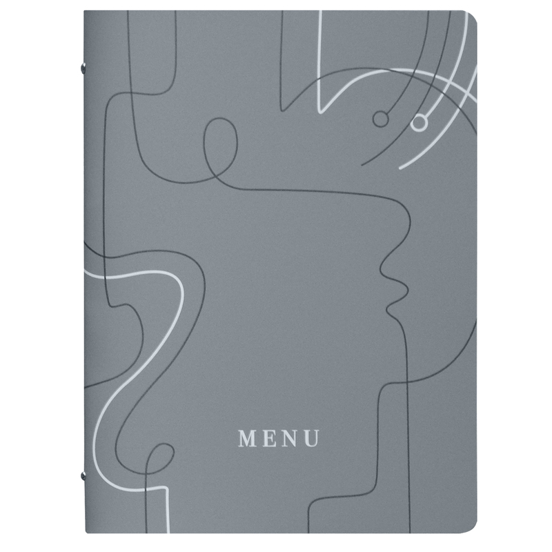 PortamenU' F.to A4 24,6x31,6cm Linea Linee - grigio