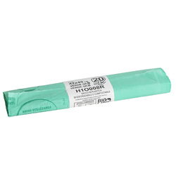 20 Sacchi BIO verdi 42x45cm 10Lt 16mic