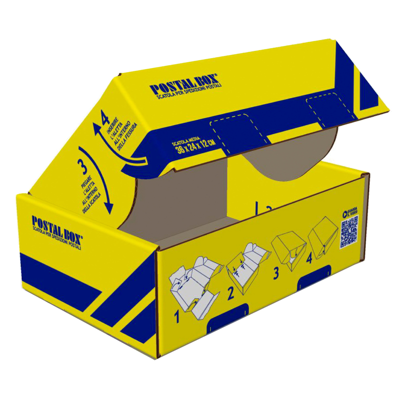 Scatola spedizioni POSTAL BOXR f.to M 36x24x12cm BLASETTI