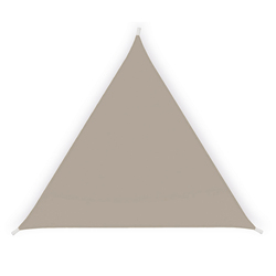 Tenda a vela ombreggiante triangolare 5m tortora