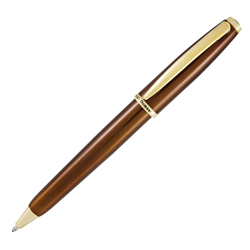 Penna sfera Aldo Domani punta M fusto tabacco Monteverde