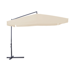 Ombrellone quadro 3x3 con braccio laterale ecru - prodotto stagionale