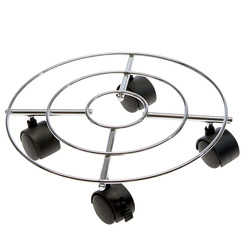 Trolley portavaso in acciaio D 30cm