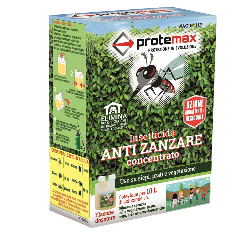Insetticida antizanzare concentrato 100ml Protemax(delist)