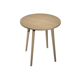 Tavolo alto 80x80xH105cm Nero/ Bianco Skinny Metal