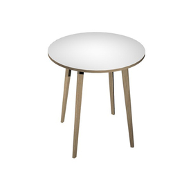 Tavolo alto 80x80xH105cm Nero/ Nero venato Skinny Metal