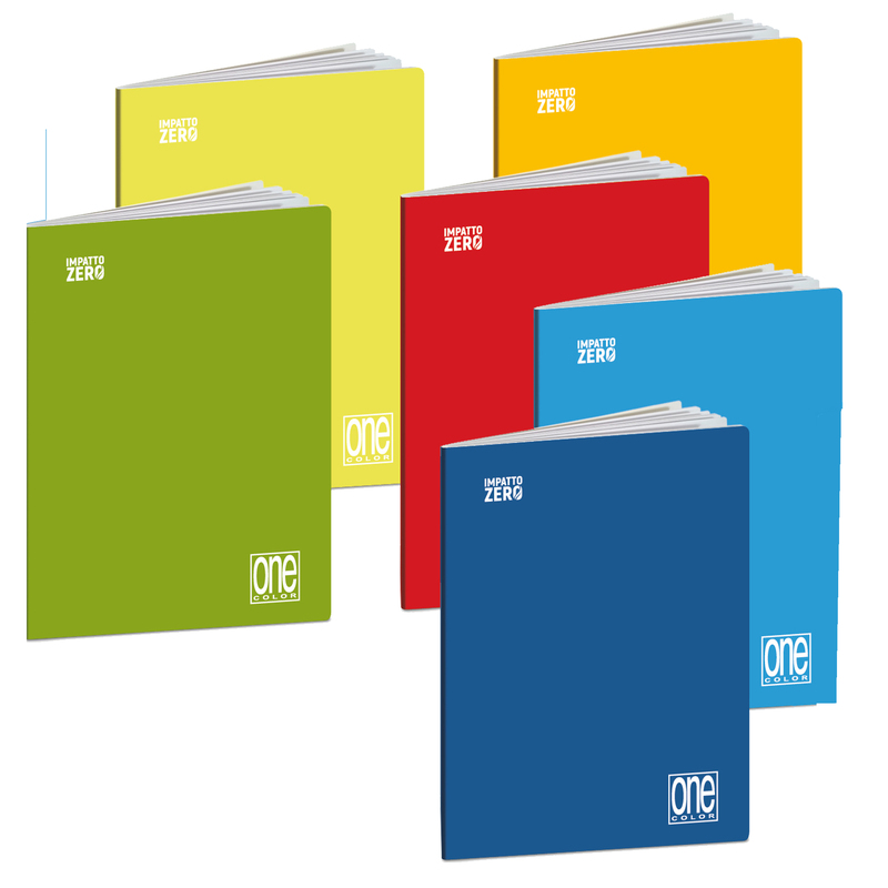 Box 12 maxiquaderni OneColor Impatto Zero 20+1ff 0C+6 scat.fogl. Blasetti