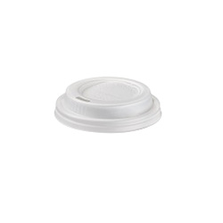 1000 Tappi in CPLA bianchi per bicchiere da 115ml Leone