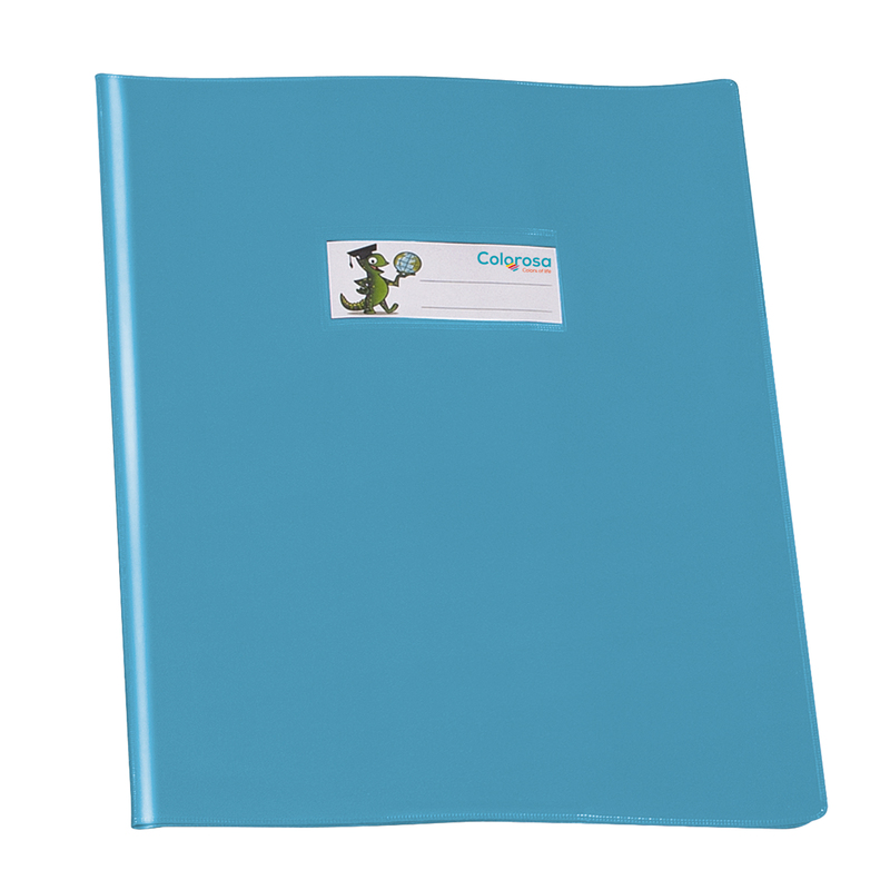 Coprimaxi PVC lucido coprente GreenLine 21x30cm c/alette azzurro RiPlast