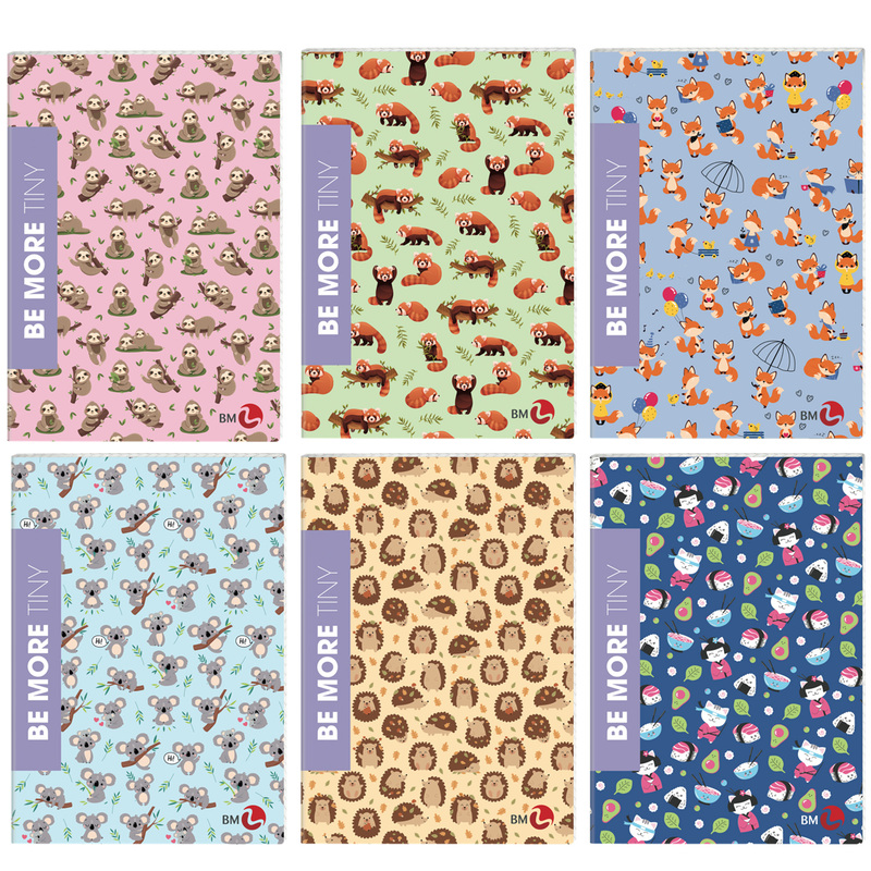 Maxiquaderno A4 36fg+2 100gr 4mm Be More TINY BM