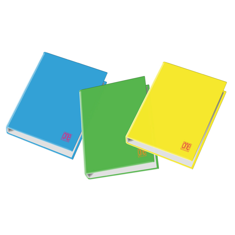 Raccoglitore 4 anelli D30mm 26X32cm colori ass. Fluo One Color Blasetti