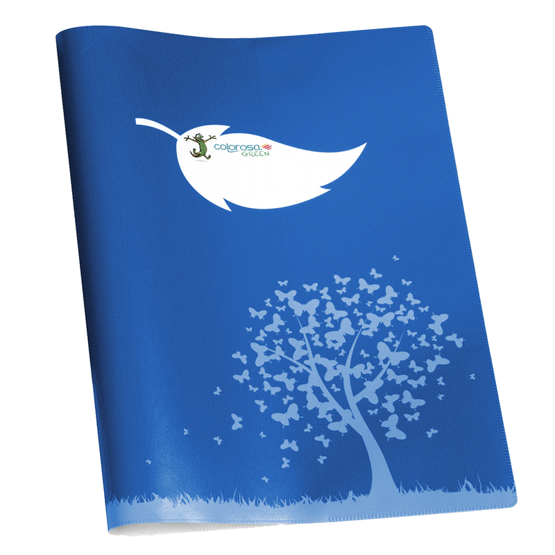 Coprimaxi Colorosa Green 21x30cm c/tasche blu RiPlast