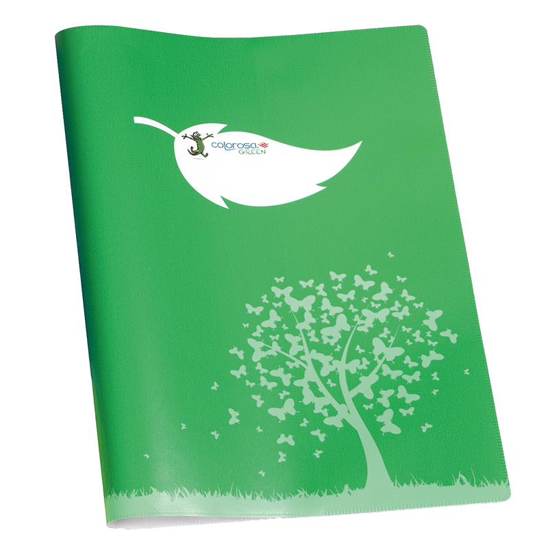 Coprimaxi Colorosa Green 21x30cm c/tasche verde RiPlast