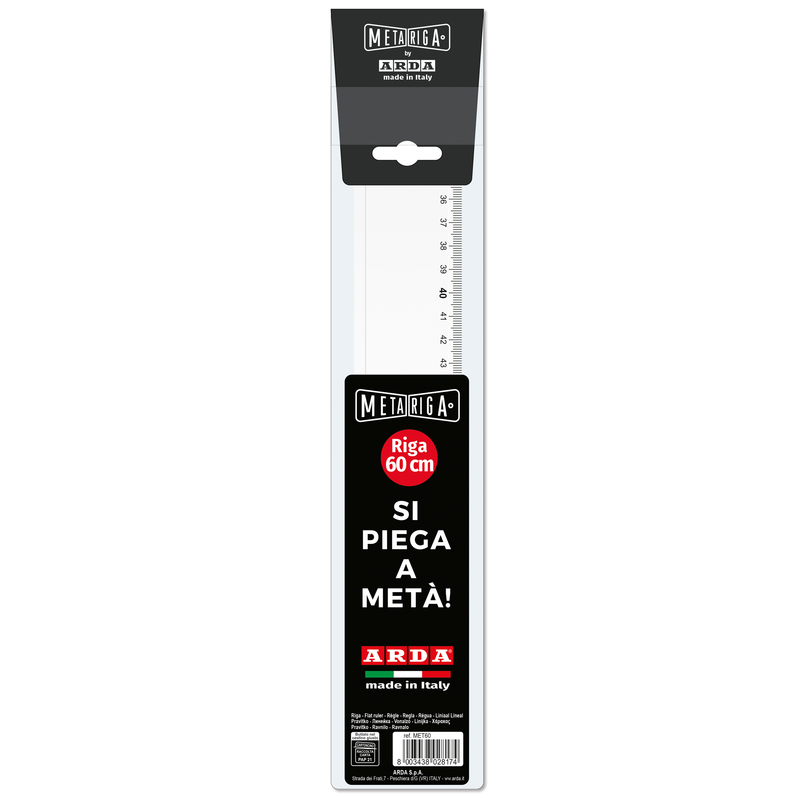 Metariga 60cm pieghevole Arda