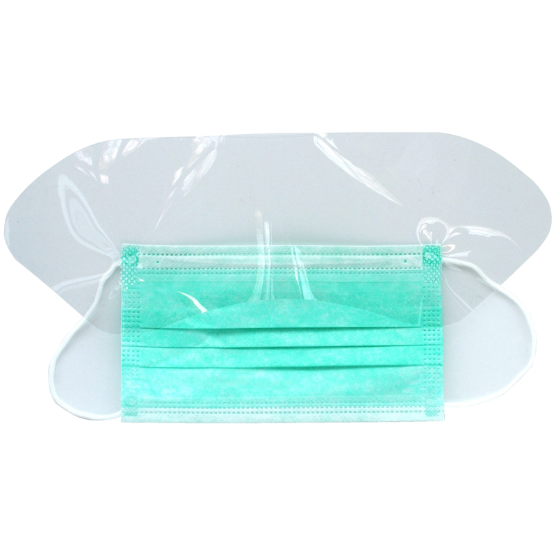 Mascherina chirurgica con visiera paraschizzi MAS205 PVS