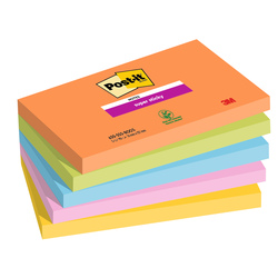 Cf. 5pz blocco 90fg. Post-itR Super Sticky 76x127mm 655-5SS- BOOS Boost