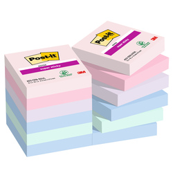 Cf. 12pz blocco 90fg. Post-itR Super Sticky 47,6x47,6mm 622-12SS-SOUL Soulful