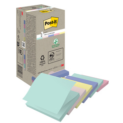 Cf. 16pz blocco 100 fg. Post-itRZ-Notes Green 76x76mm R330-1RPT colori pastello
