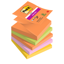 Cf. 5pz blocco 90foglietti Post-itR Super Sticky Z-Notes 76x76mm R330-5SS-BOOS