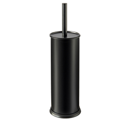 Portascopino Vic D 9,5x H27cm acciaio inox nero satinato Perfetto