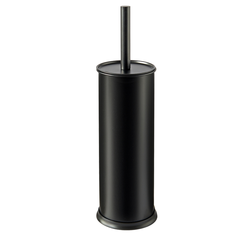 Portascopino Vic D 9,5x H27cm acciaio inox nero satinato Perfetto
