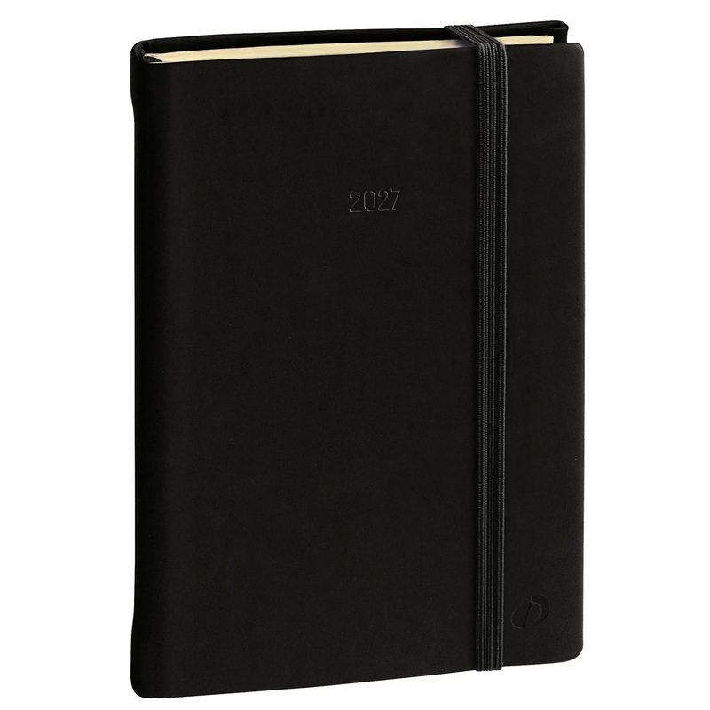 Agenda giornaliera Daily Pocket Prestige 8,5x13cm Silk nero 2027 Quo Vadis