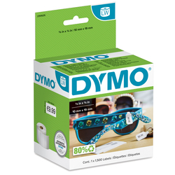 Etichette LW per gioielli 10x19mm bianco Dymo