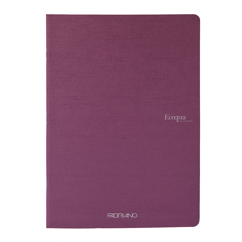 Maxiquaderno A4 38fg+2 90gr 1rigo Ecoqua original PM vino Fabriano